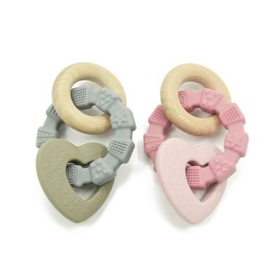 New Arrival FDA Approved Sensory Teethers Bracelet Baby Silicone Teether